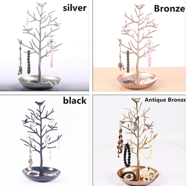 Creative Tree Jewelry Organizer Display Earring Necklace Holder Ring