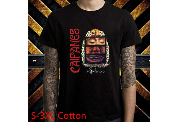 Caifanes Concert Post Punk Cotton Tees Sz S-3XL Black Men's T-shirts 