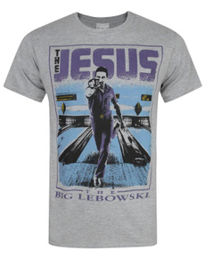 Cotton T Shirt, biglebowski, jesus, Men's Fashion