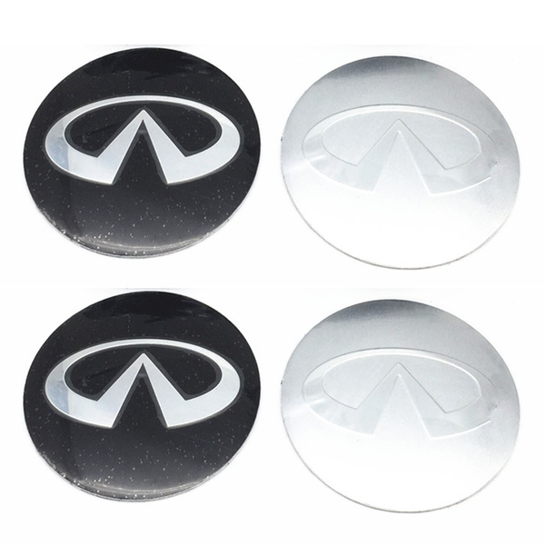 56mm Hub Cap Stickers For INFINITI G35 G37 Q50 Q60 Q70 ETC Wheel Center
