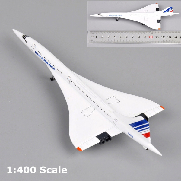 Air France Concorde Passenger Airplane Plane Metal Aircraft Diecast Model 