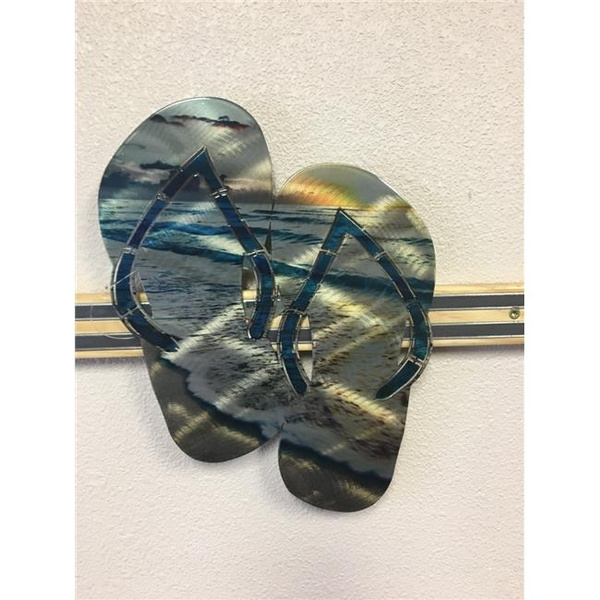 Next Innovations 10140014 Cancun 10 X 12 In Flip Flops Metal Beach Wall Decor Wish - Large Flip Flop Wall Art Next Innovations 10140014 Cancun 10 X 12 In Flip Flops Metal Beach Wall Decor Wish - Large Flip Flop Wall Art