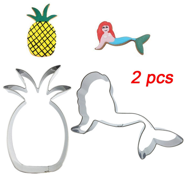 Pineapple Cookie Cutter, Shaped Cookie Cutter, Fondant Cutter 