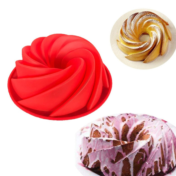 Spiral Bundt Silicone Cake Mould