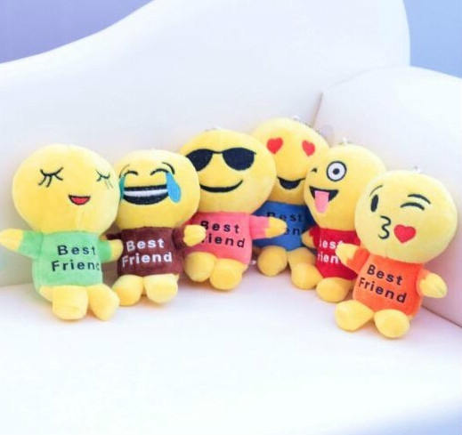 Youge Cute Emoji Doll for Best Friends Children Soft Stuffed Plush ...