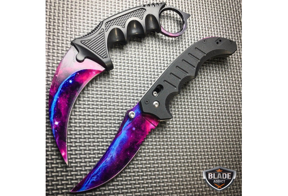 CSGO galaxy set knives, my personal favorite is the galaxy karambit knife.  : r/mallninjashit