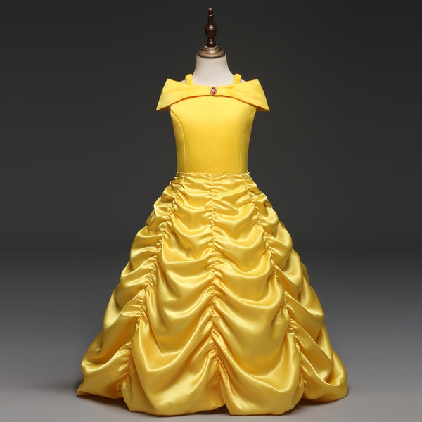 Princess Cosplay Dress Cartoon Kids Performance Costume Long Full Dress Outfit Baby Girls Clothing Yellow | Wish Princess Cosplay Dress Cartoon Kids Performance Costume Long Full Dress Outfit Baby Girls Clothing Yellow | Wish