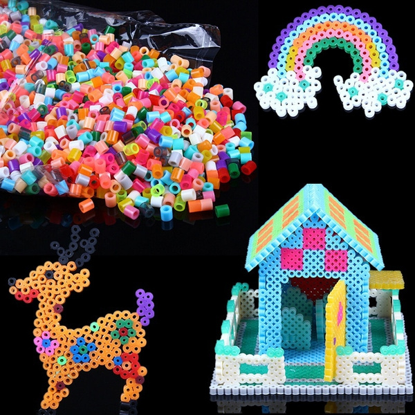 1000pcs mixed color PERLER BEADS for Kids' Craft great fun