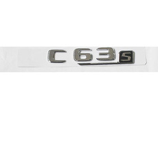Mercedes, c63sbadge, chrome, Stickers
