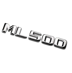 ml500, mlclassbadge, Mercedes, chrome
