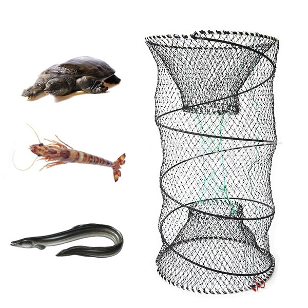 1Pc Crab Crayfish Lobster Catcher Pot Trap Fish Net Eel Prawn Shrimp Live  Bait