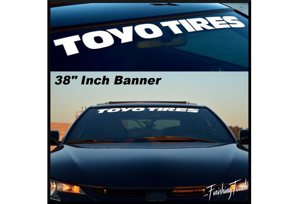 black toyo tires banner