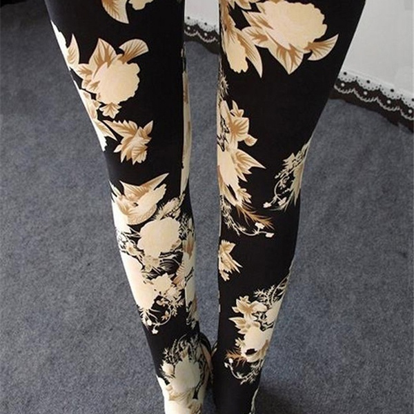 patterned skinny trousers womens