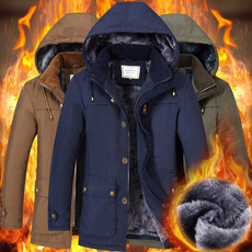 padded, Fleece, hooded, Coat