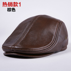 Men, Golf, Hat Cap, genuine leather