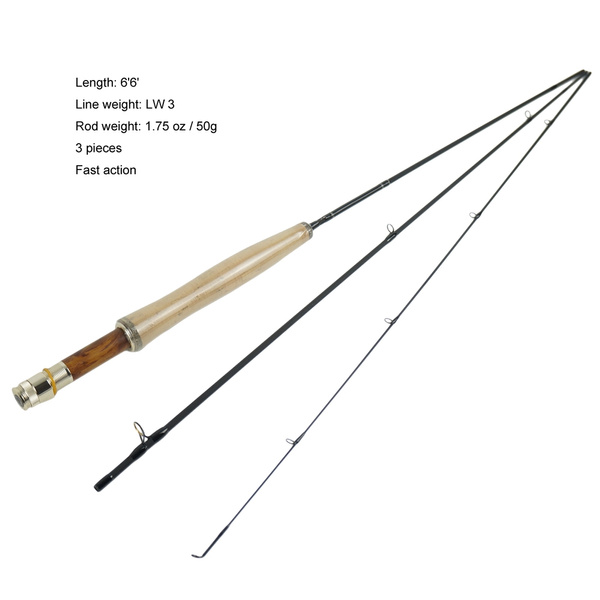 Aventik IM12 6'6''ft LW3 Japan Nano Fly Fishing Rod Super Light
