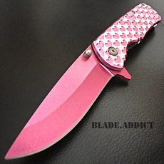 pink, Heart, pocketknife, Love