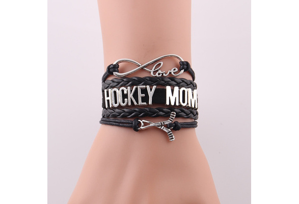 hockey mom bracelet