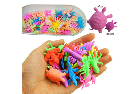 Magic Growing In Water Sea Creature Animal Inflate Bulk Swell Toys Kids Insects 