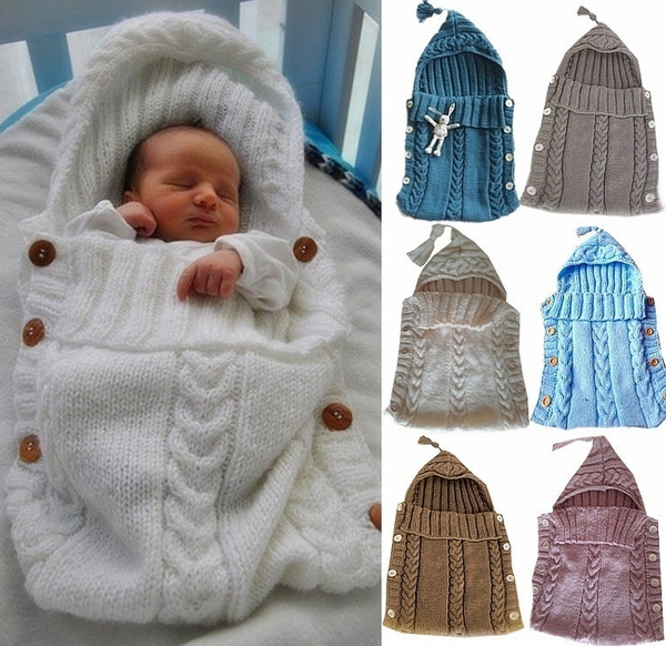 Newborn Baby Blanket Swaddle Sleeping Bag Kids Toddler Sleep Sack Stroller Wrap 