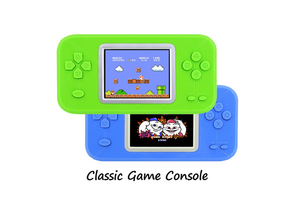 Handheld Game Console with Classical Retro Games Tetris Mario