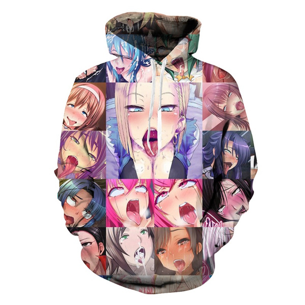 Anime sale ahegao hoodie