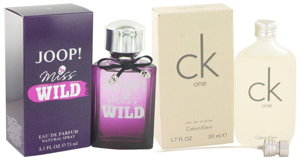 Gift set Joop Miss Wild by Joop! Eau De Parfum Spray 2.5 oz And CK ONE EDT  Pour/Spray (Unisex) 1.7 oz | Wish