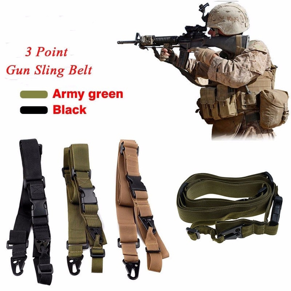 Hunting Gun Accessories 3 Points Airsoft Rifle Sling Tactical Military