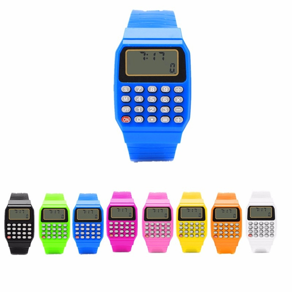 waterproof calculator watch