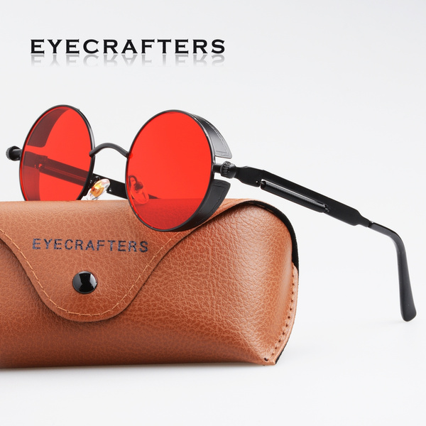 red see through sunglasses