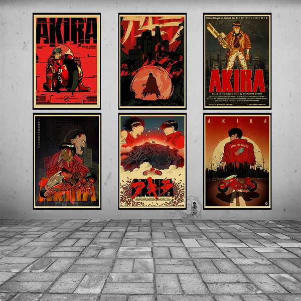 Akira Anime Cyberpunk Movie Poster Art Decor Home - Trends Bedding