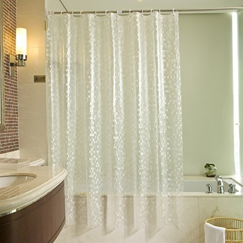 Jw Eco Friendly 14 Gauge Pvc Shower, 36 Inch Wide Shower Curtain
