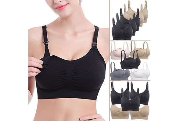  Womens Sleeping Nursing Bra Wirefree Breastfeeding