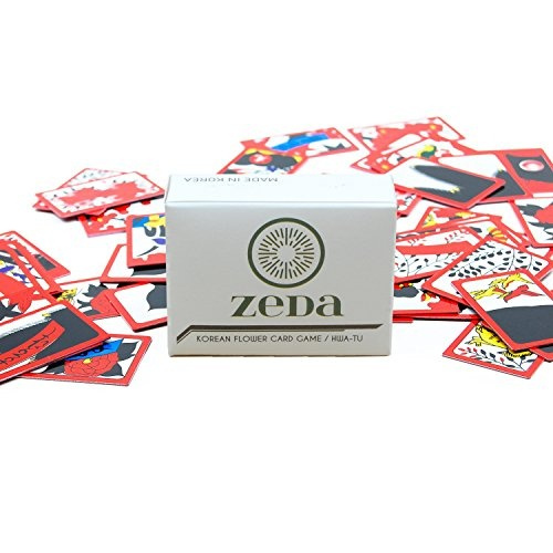 Red Minhwatoo//Go Stop//Godori//SutDa Game Korean Golden Dog Card Playing with Family and Friends Lemmings company Hwatoo Card