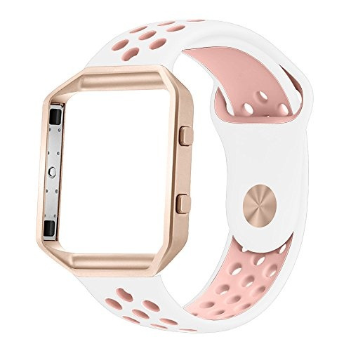 rose gold fitbit blaze