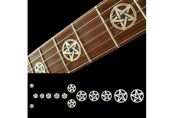 Kevin Bond Pentagrammi Adesivi per tastiera per chitarra e basso 