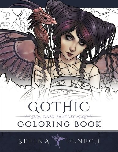 Gothic Dark Fantasy Coloring Book Fantasy Art Coloring By Selina Volume 6 Wish