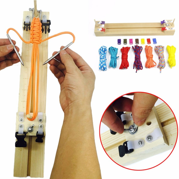 Bracelet Weaving Knitting Tool, Jig Paracord Bracelet Maker