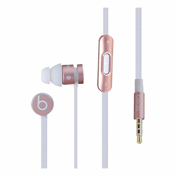 beats wired headphones rose gold