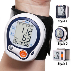 Wrist  Blood Pressure Monitor with Talking Function - Automatic Digital BP Cuff Machine for Home Use, 2-User Mode, Irregular Heartbeat Detector, Portable Case Included (Talking)