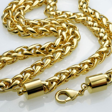 Heavy, mennecklacechaingold, Chain Necklace, Men  Necklace
