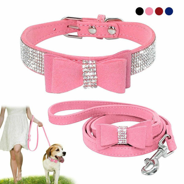 rhinestone dog leash