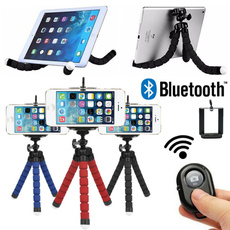 Universal Wireless Bluetooth Tripod Stand Remote Flexible Octopus Phone Camera Selfie Stick Tripod Mount Octopus Bracket Phone  Remote Shutter