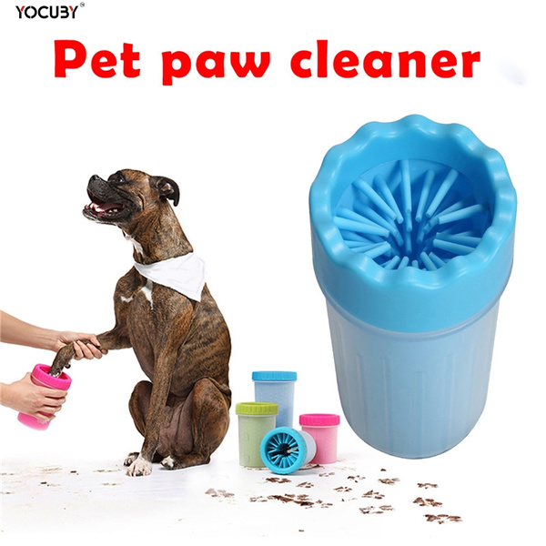 dog foot cleaning