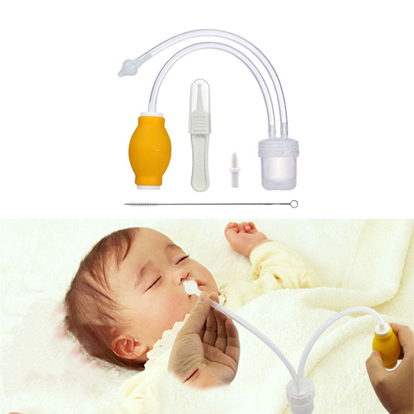 Fashion Child Safety Baby Product Healthy Medical Tweezers Nose Cleaner Set  Snot Sucker Care Nasal Aspirator