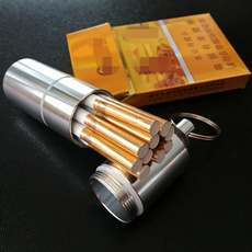 Keychain Portable Metal Men's Mini Cigarette Box Moisture-proof Cigarette Case