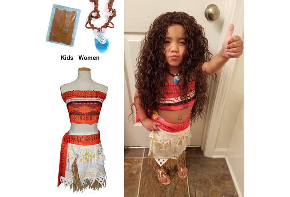 Movie Princess Moana Costume for Kids Moana Princess Dress Cosplay Costume  Children Halloween Costume for Girls Party Dress DBK3399