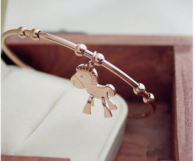 Charm Bracelet, horse, Fashion, Jewelry