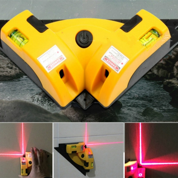 Right Angle 90 Degree Vertical Horizontal Projection Line Laser Square ...