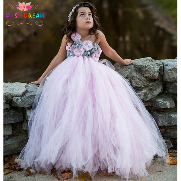 grey toddler flower girl dresses